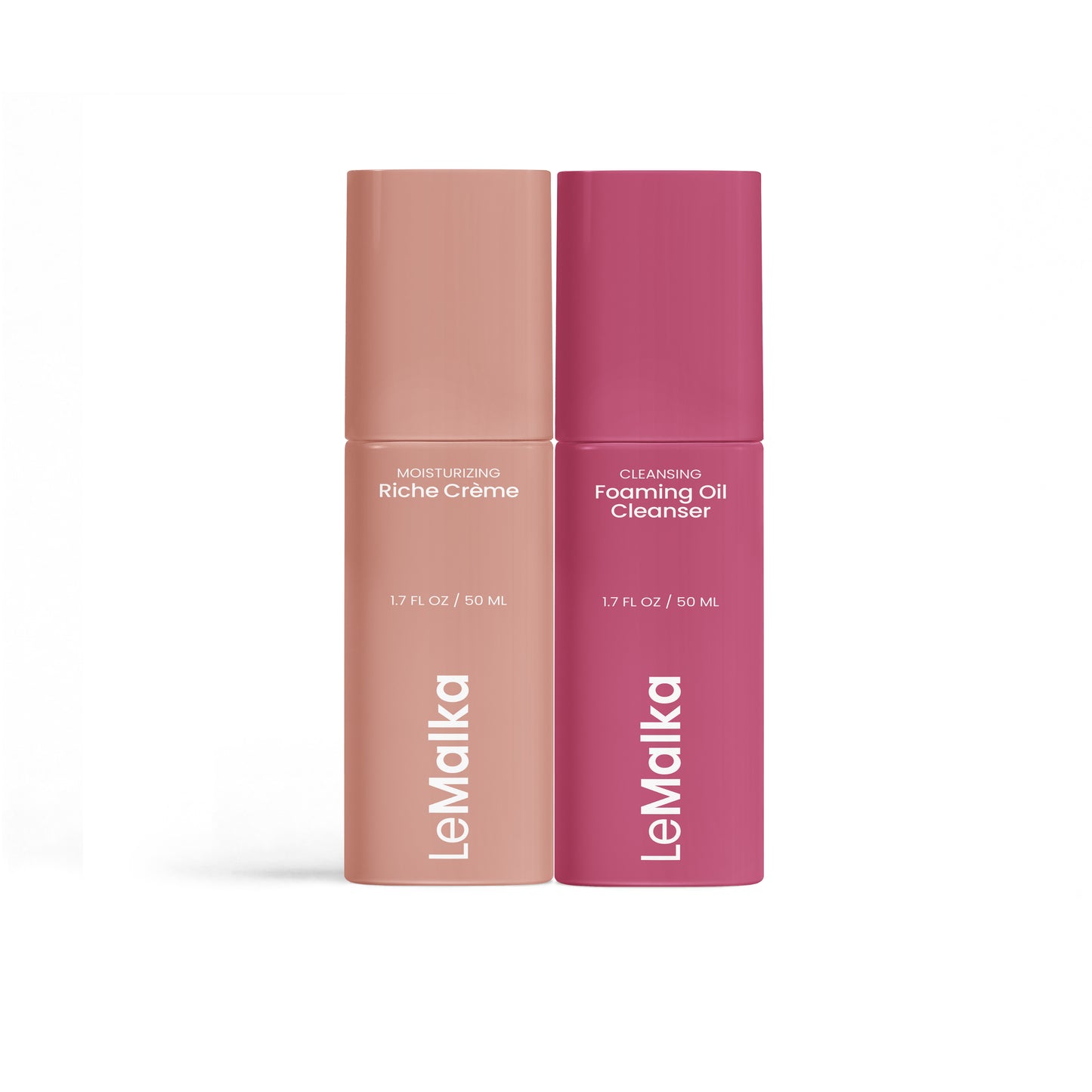 Clean & Hydrate Face Hydrating Face Cleanser bundle by La Malka, showcasing moisturizing and cleansing products.