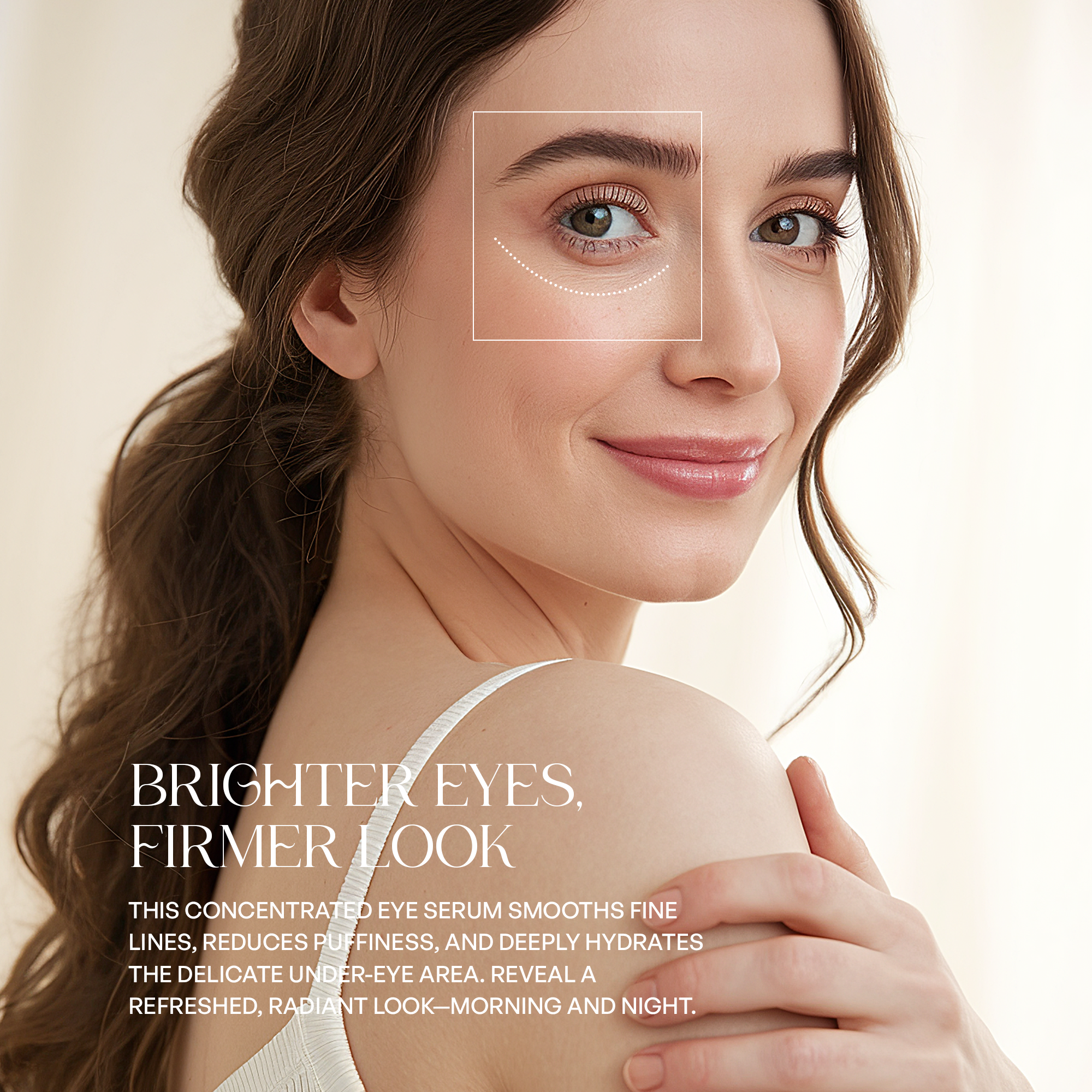 La Malka rejuvenating eye serum for puffiness and hydration