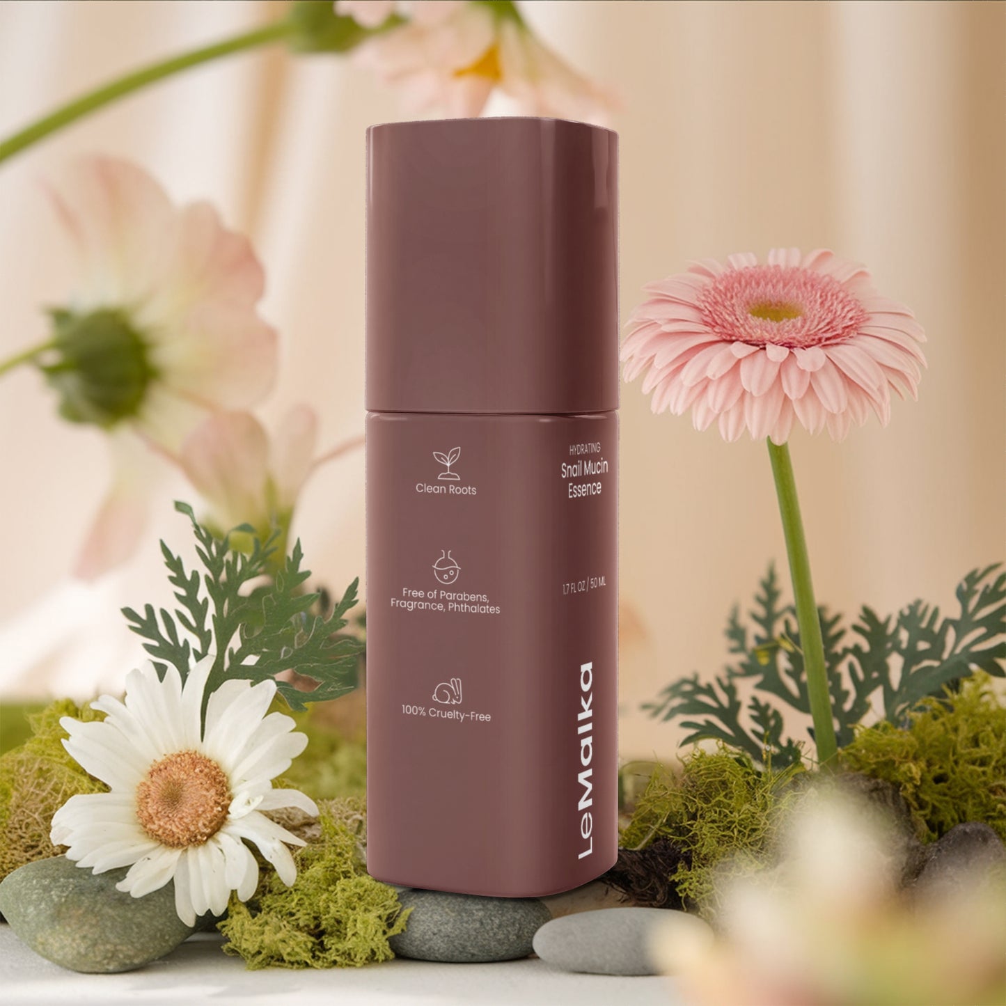 Lightweight hydrating serum with snail mucin essence