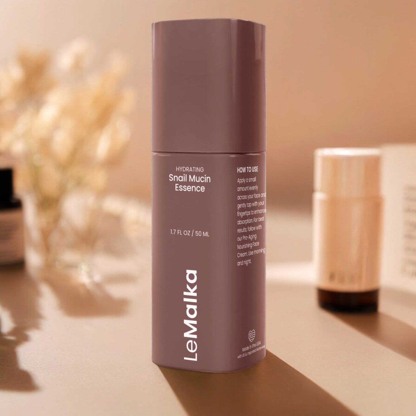 La Malka snail mucin essence Hydrating Serum