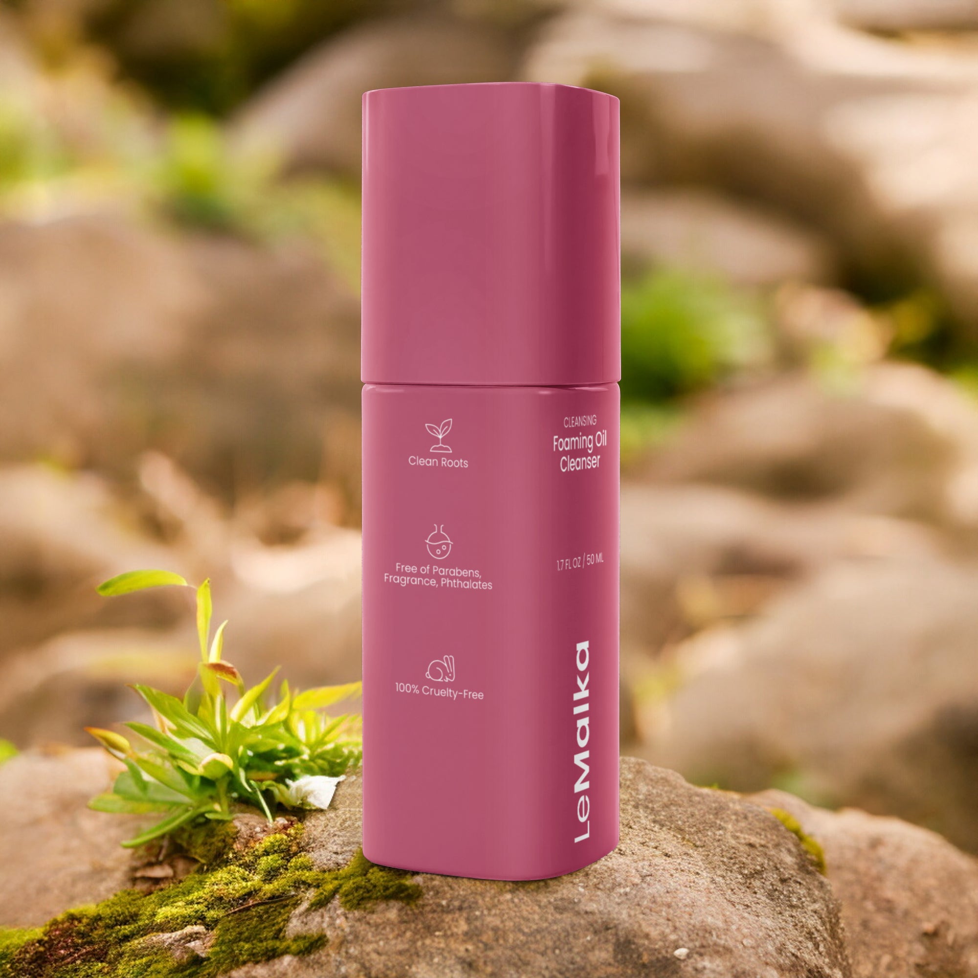 Gentle foaming oil cleanser makeup remover