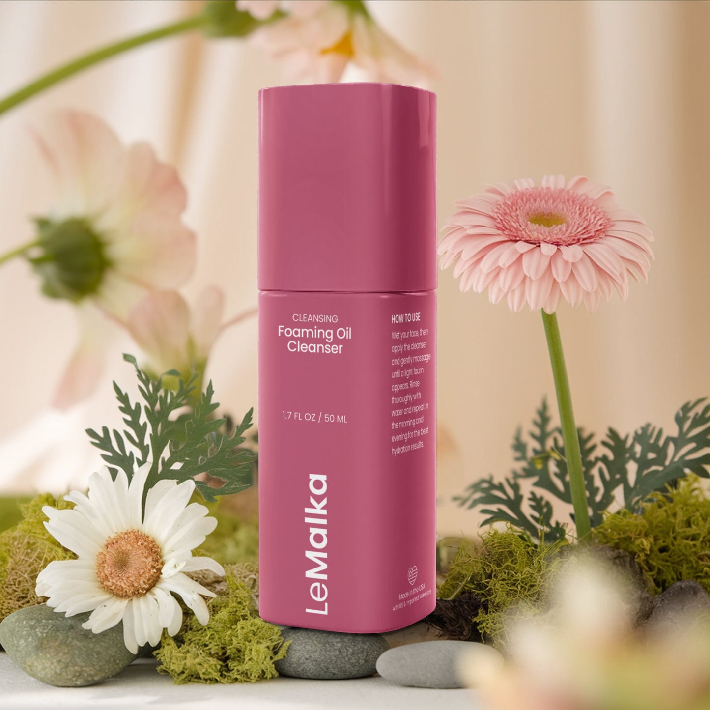Deep cleansing Foaming Oil Cleanser face wash