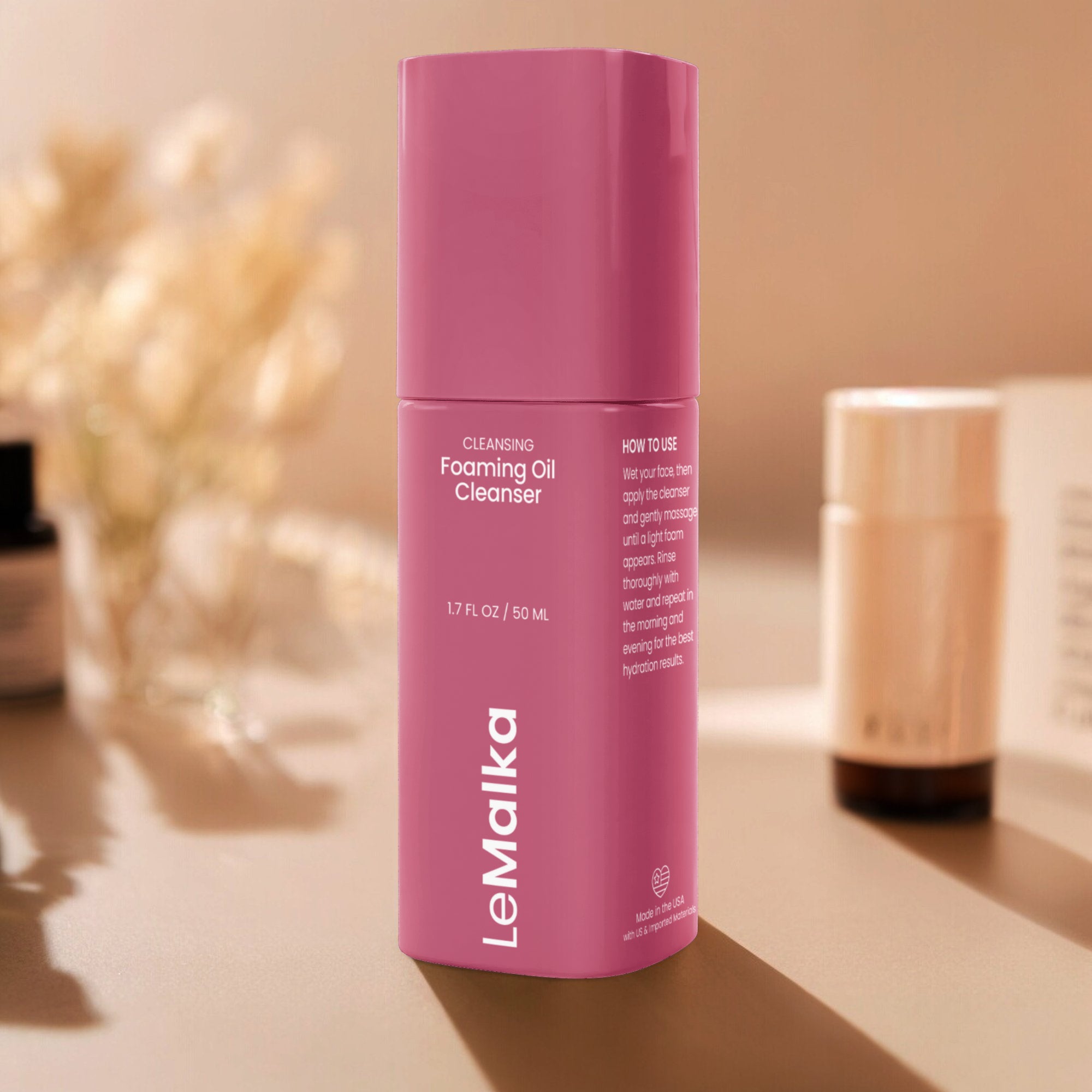 Foaming Oil Cleanser with hydrating botanical oils