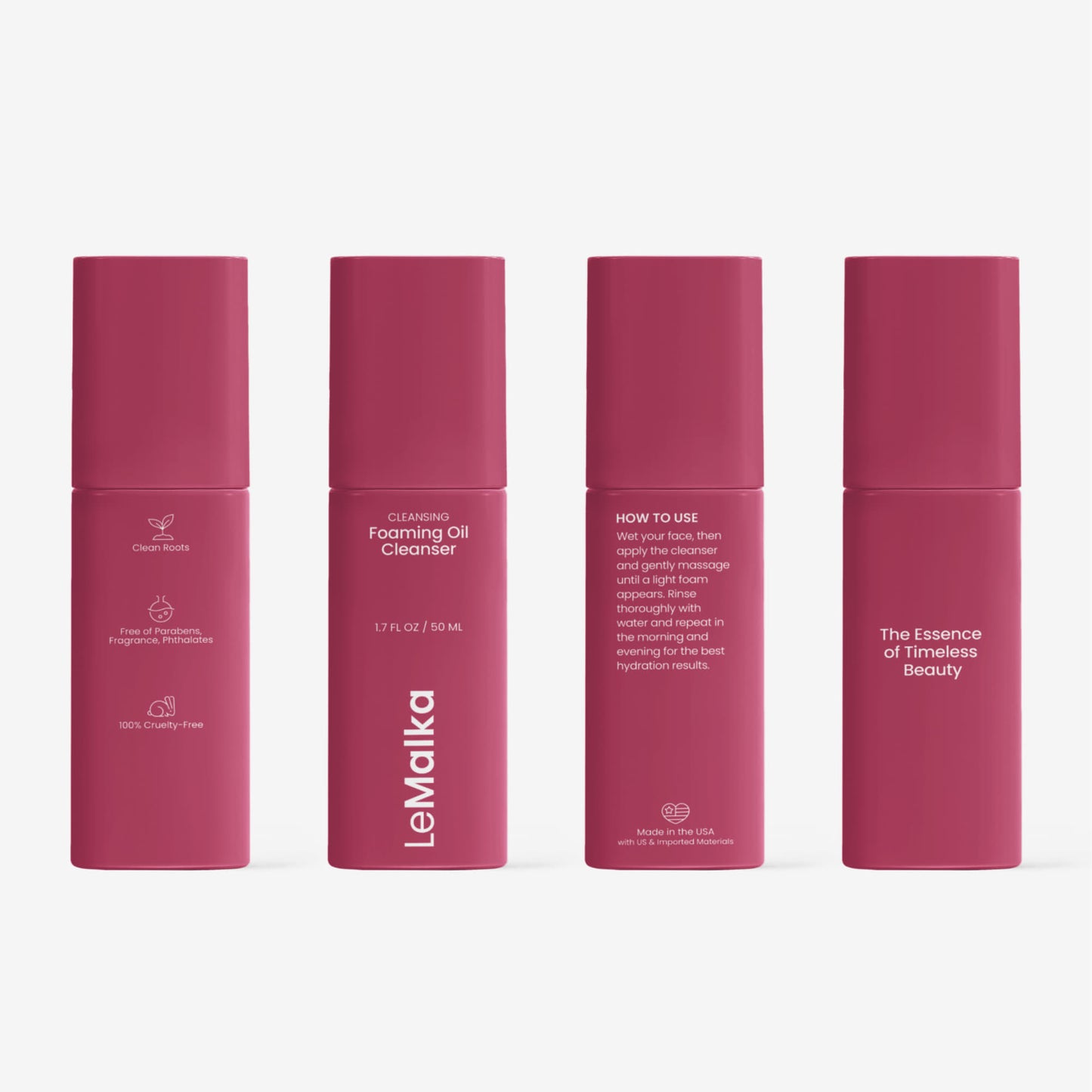 Foaming Oil Cleanser to remove dirt and impurities