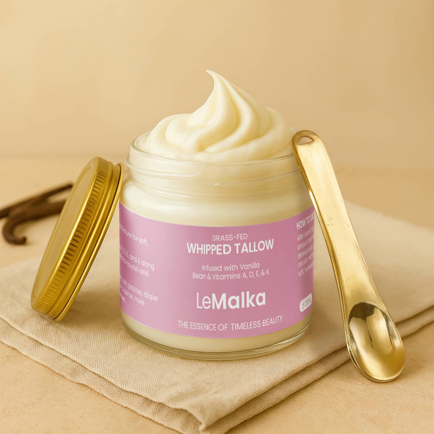 whipped tallow balm | Natural Tallow Balm Moisturizer – La Malka
