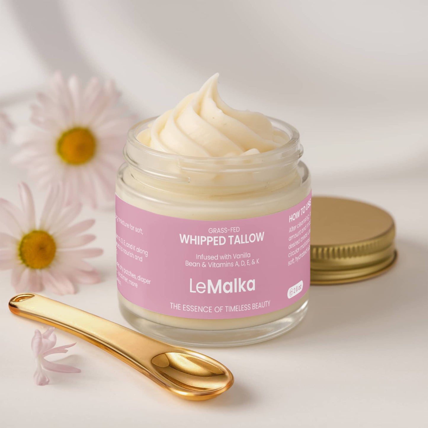 whipped tallow balm | Natural Tallow Balm Moisturizer – La Malka